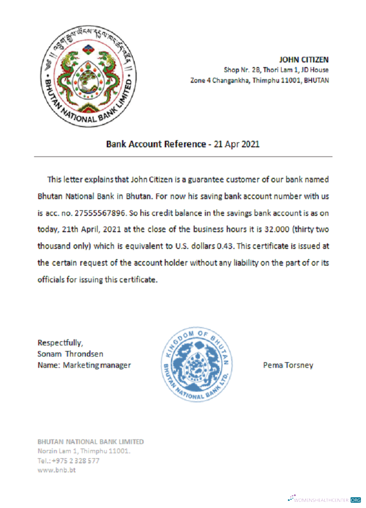 Download Bhutan Bhutan National Bank reference Photoshop template